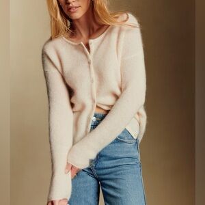 Sezane Cream Women's Cardigan